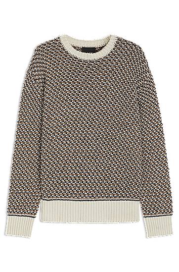 Textured Knit Sweater