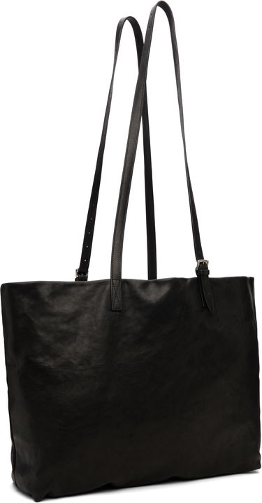 Голяма пазарска чанта Ann Demeulemeester Ann Demeulemeester Bes Leather Tote Черно | B0012968-LT137-099, 2