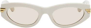 Слънчеви очила Bottega Veneta Bold Ribbon Unapologetic Cat-Eye Sunglasses Бяло | BV1189S-007, 0