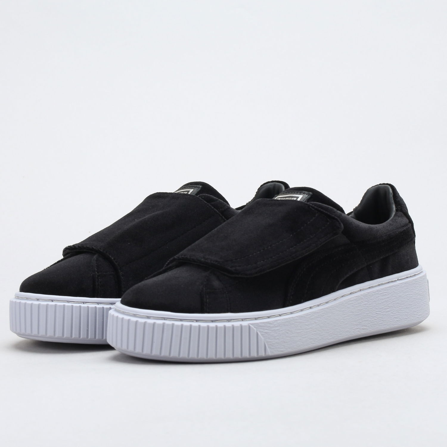 Кецове и обувки Puma Basket Platform StrapVR Wn's Черно | 364068 01, 0