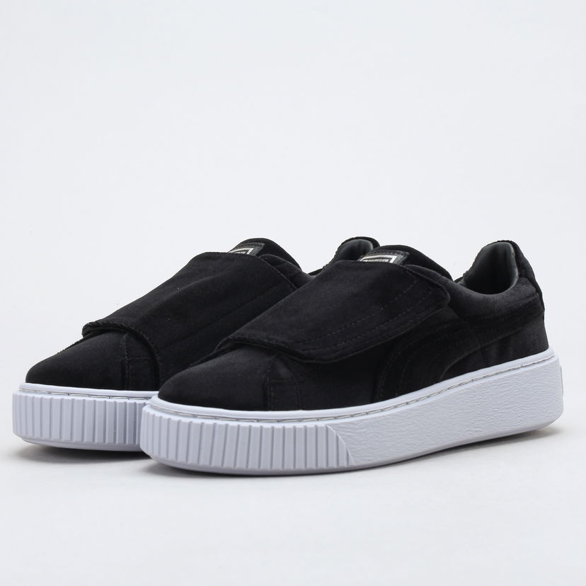 Кецове и обувки Puma Basket Platform StrapVR Wn's Черно | 364068 01