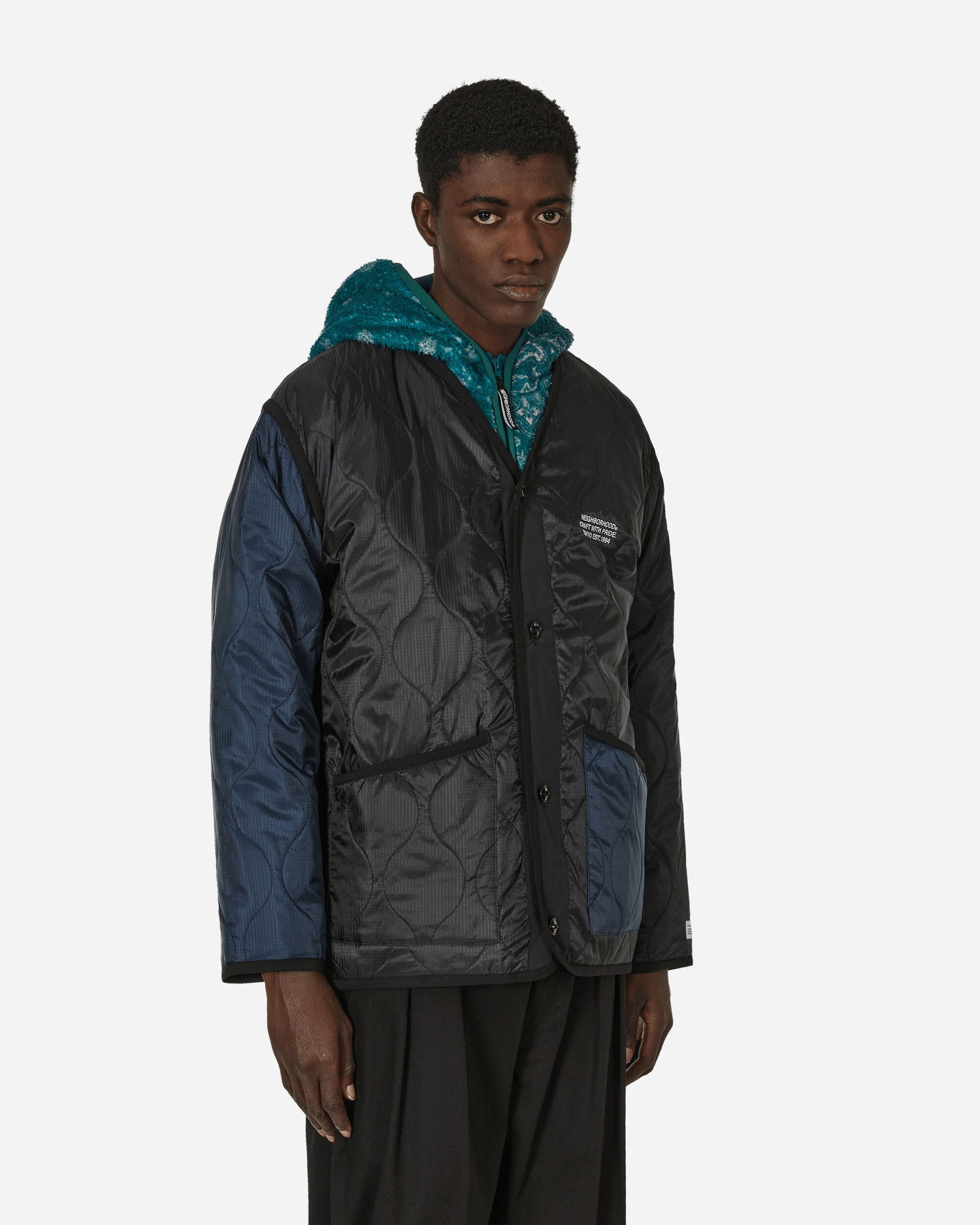 Яке Neighborhood Quilting Liner Jacket Черно | 232TSNH-JKM06 BK, 1