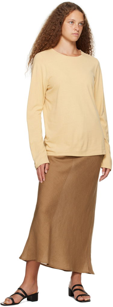 Тениска Baserange Long-Sleeve T-Shirt Жълто | TOSIL-WS-000, 3