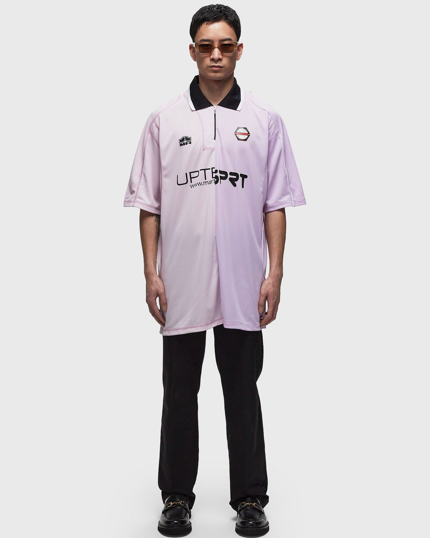 Фланелка Martine Rose HALF AND HALF FOOTBALL TOP Лилаво | MRSS24139-LILAC, 1
