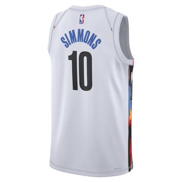 Фланелка Nike Swingman Jersey Brooklyn Nets City Edition Ben Simmons Бяло | DO9585-104, 1