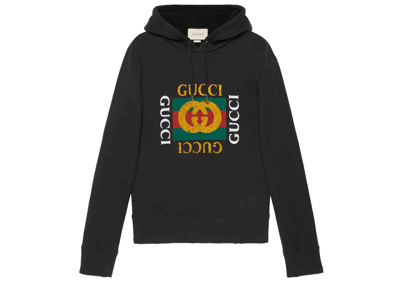 Суитчър Gucci Oversize Logo Hoodie Черно | 454585 X5J57 1015, 0