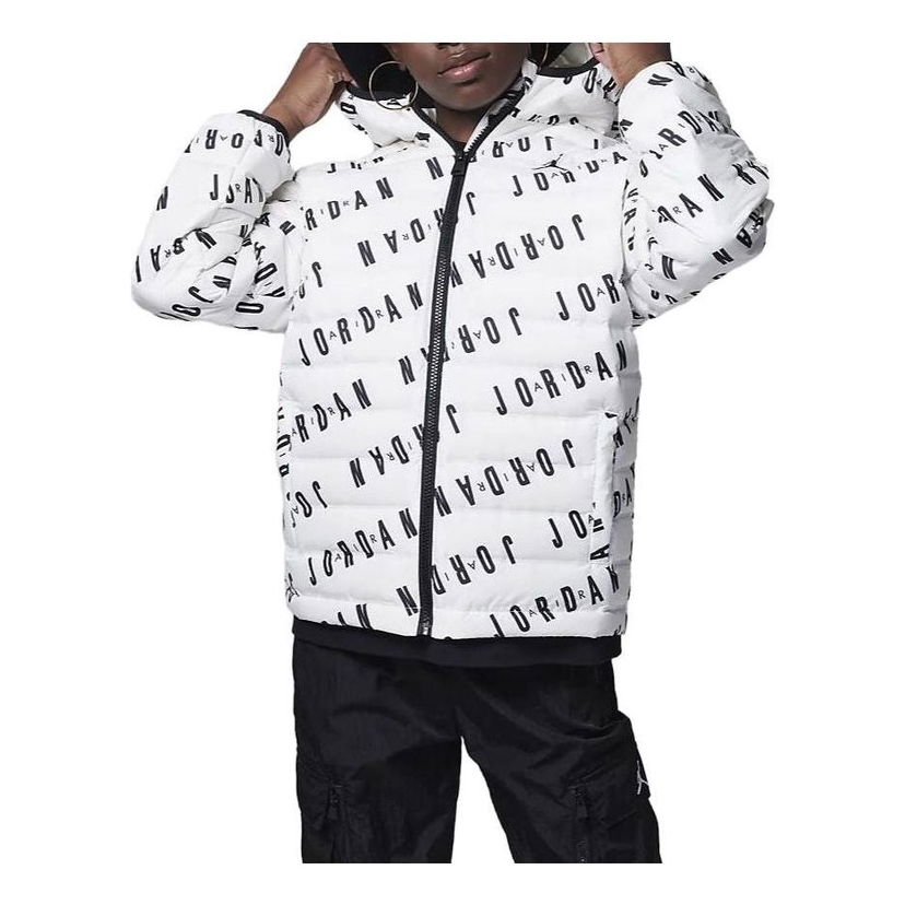 Пухо яке Jordan Air Jordan Print Puffer Jacket Бяло | FZ1719-133