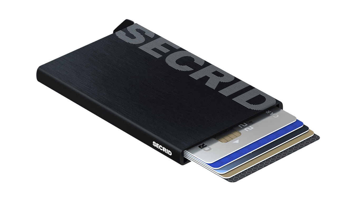 Портфейл Secrid Cardprotector Черно | CLa-Logo-black, 1
