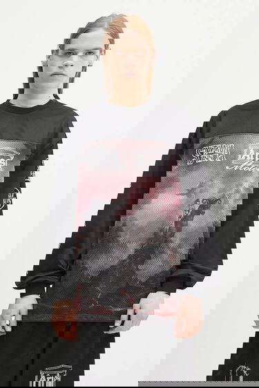 Тениска Aries Ramscape Airtex Long-Sleeve Tee Черно | AR4005003, 0