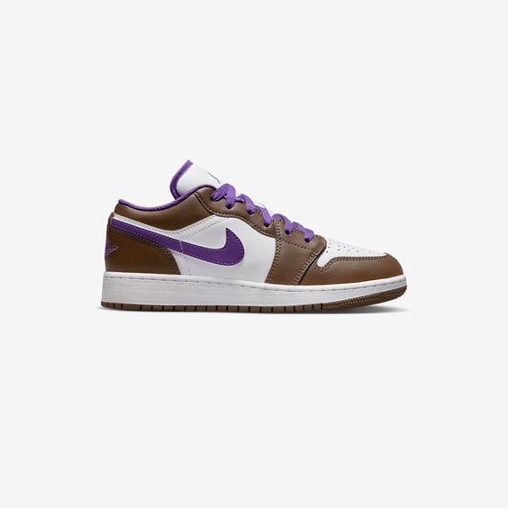 Кецове и обувки Jordan Air Jordan 1 Low "Purple Mocha" GS Лилаво | 553560-215, 1