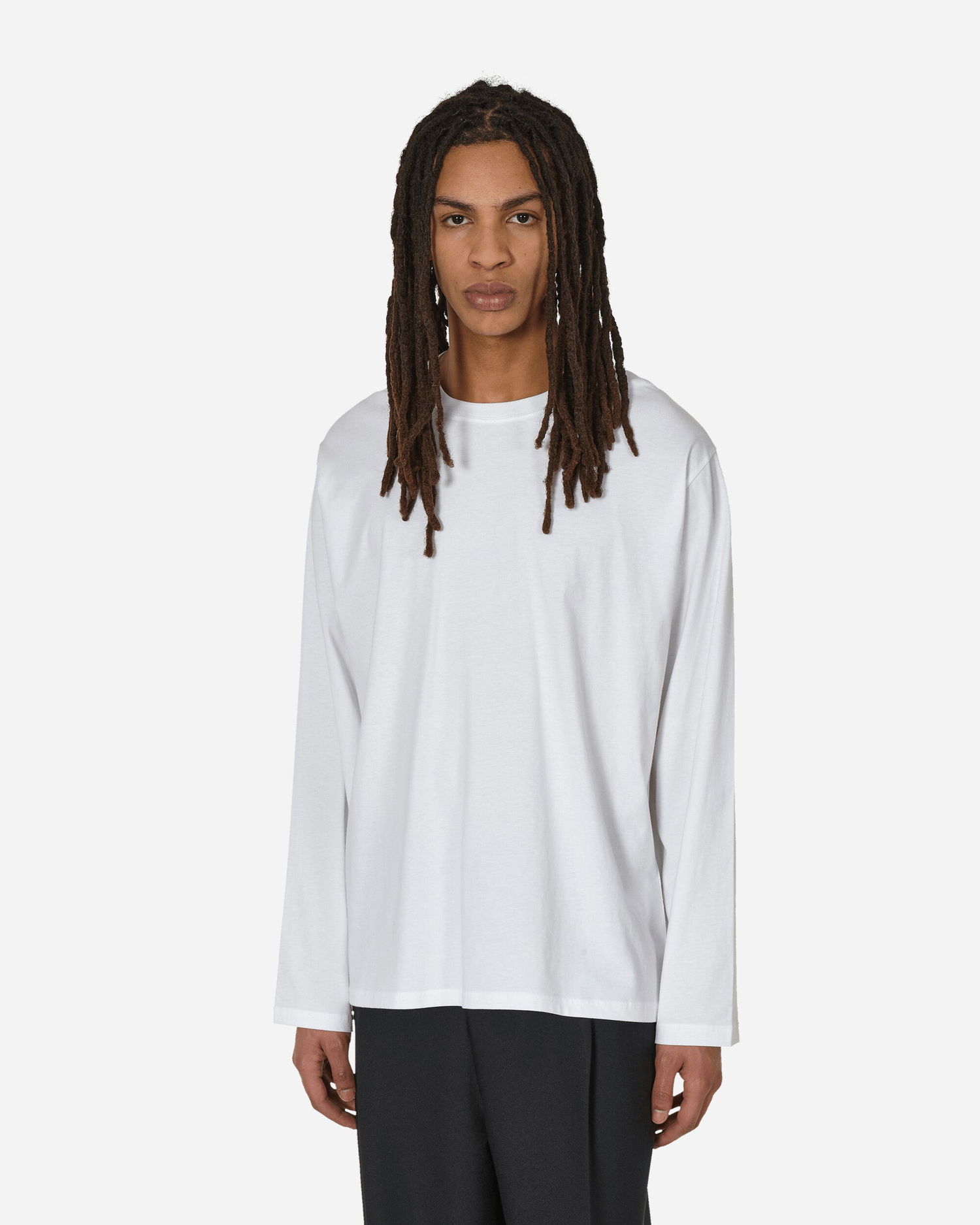 Тениска Stockholm (Surfboard) Club Arch Logo Longsleeve T-Shirt White Бяло | U1000041 1, 1