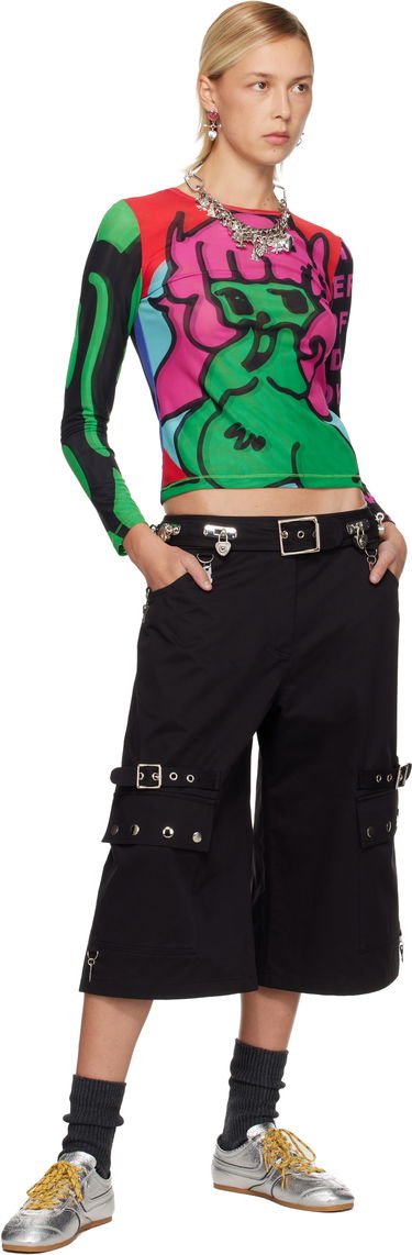 Тениска Chopova Lowena Graphic Print Tiny Mesh Long Sleeve T-Shirt Многоцветен | 2416, 3