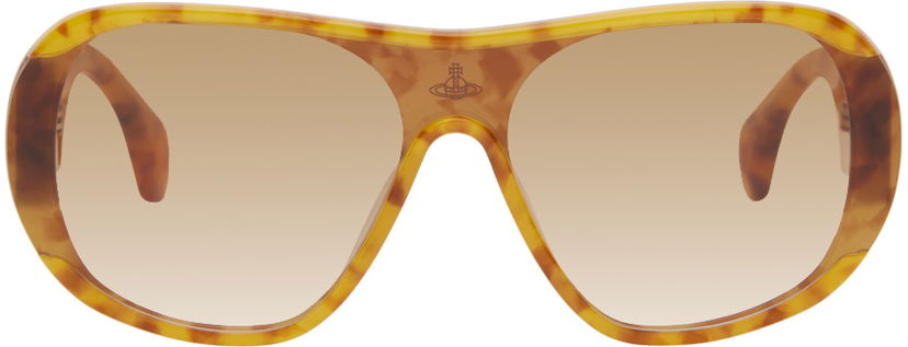 Слънчеви очила Vivienne Westwood Atlanta Tortoiseshell Sunglasses Жълто | VW5020331143