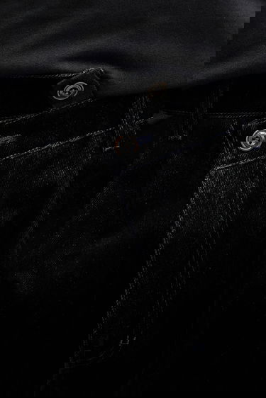Панталони Andersson Bell Andersson Bell Crossover Carpenter Wide-Leg Velour Pants Черно | apa835m, 4