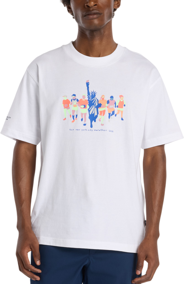 NYC Marathon Statue of Liberty Graphic T-Shirt