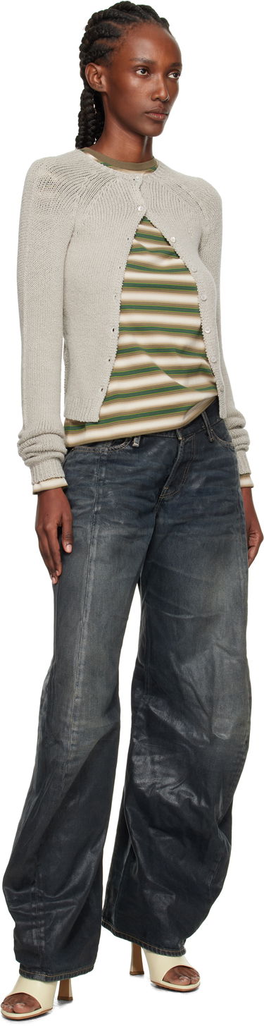Пуловер Acne Studios Acne Studios Button-Up Cardigan Сиво | A60592-, 3