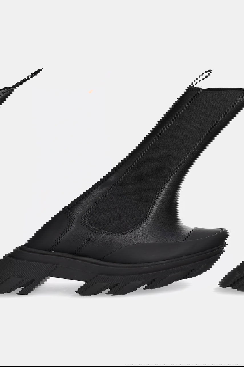 Кецове и обувки GANNI GANNI Cleated Low Chelsea Boots Черно | S3238, 1