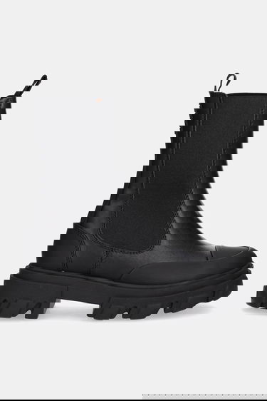 Кецове и обувки GANNI GANNI Cleated Low Chelsea Boots Черно | S3238, 1