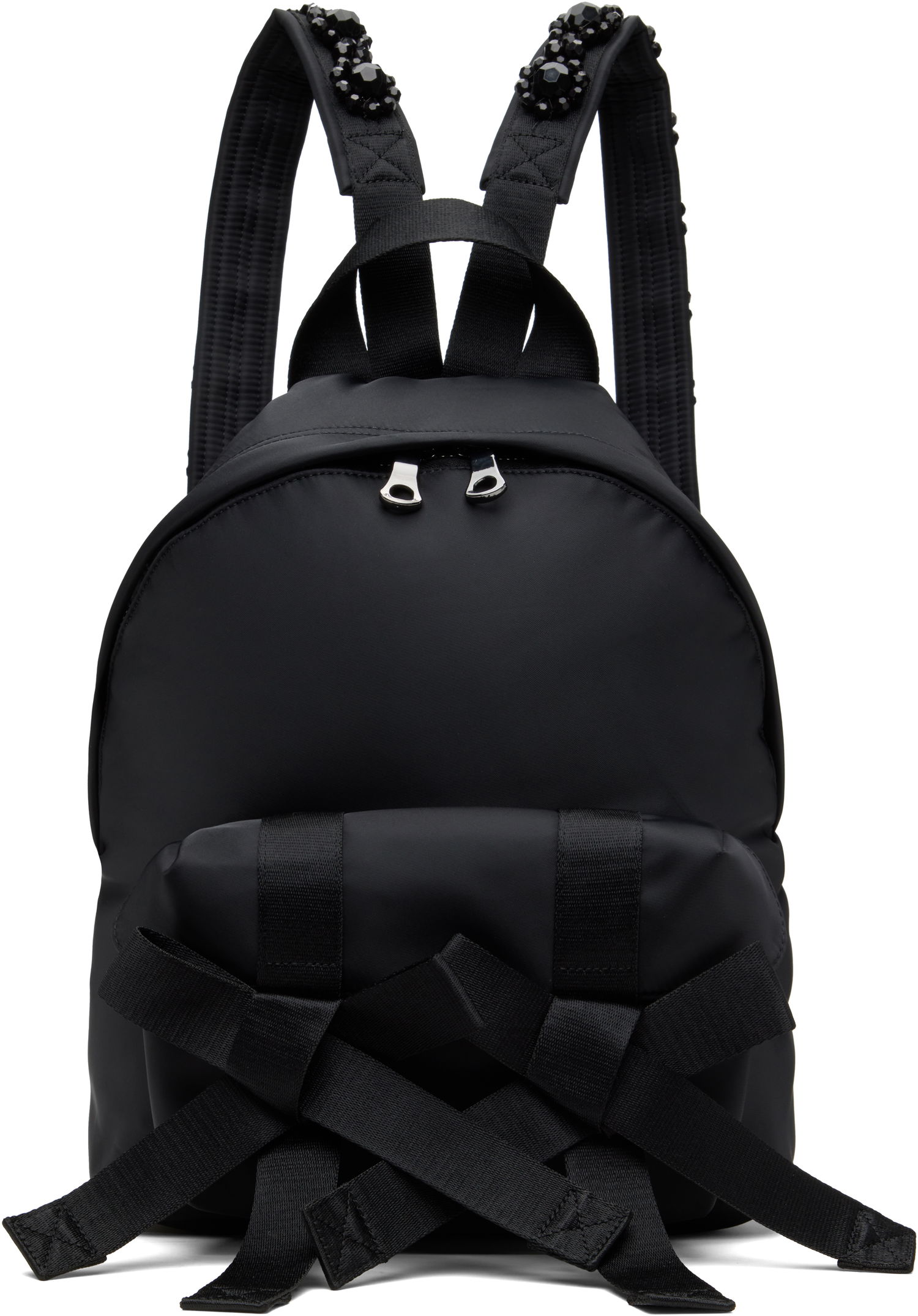 Раница Simone Rocha Simone Rocha Beaded Utility Bow Backpack Черно | BAG179TB-M 0761, 0