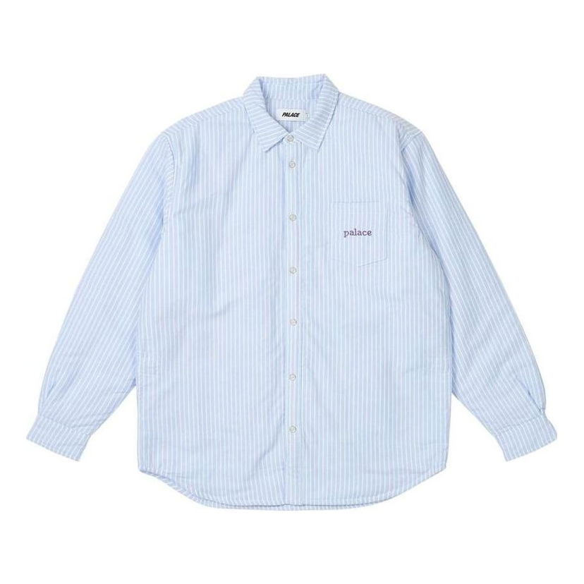 Риза Palace Striped  Shirt Синьо | P24SHT017