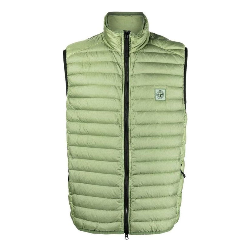 Жилетка Stone Island Logo Patch Vest Зелено | 7815G0224-V0055