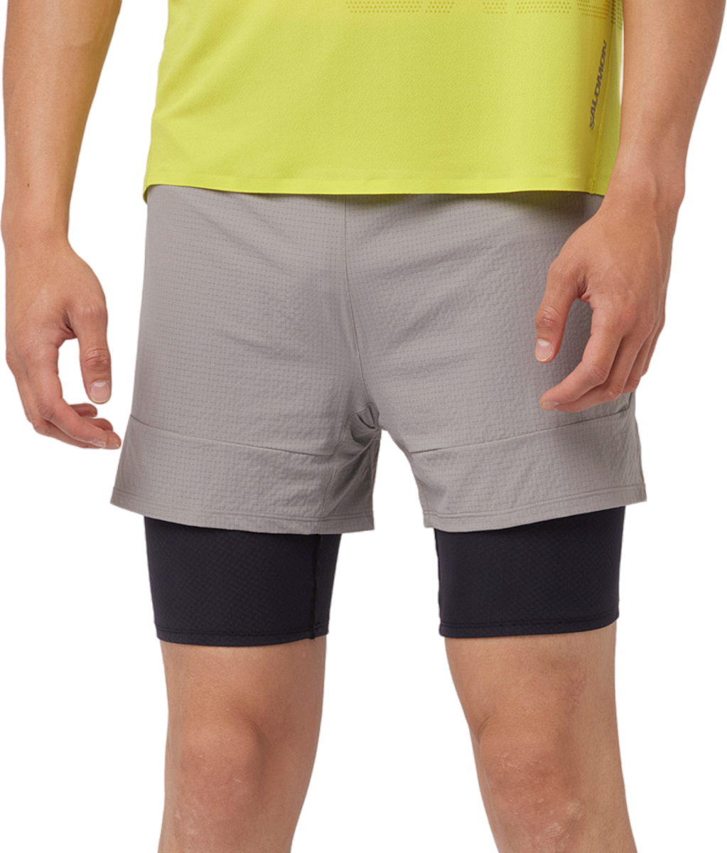 Къси панталони Salomon SENSE 2IN1 SHORTS M Сиво | lc2177200, 0