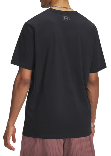 Тениска Under Armour UA Triple Stack Logo Short Sleeve T-Shirt Черно | 6004173-001, 1