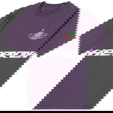 Тениска HERON PRESTON Globe Burn T-Shirt Лилаво | HMAA032F23JER0173750, 0