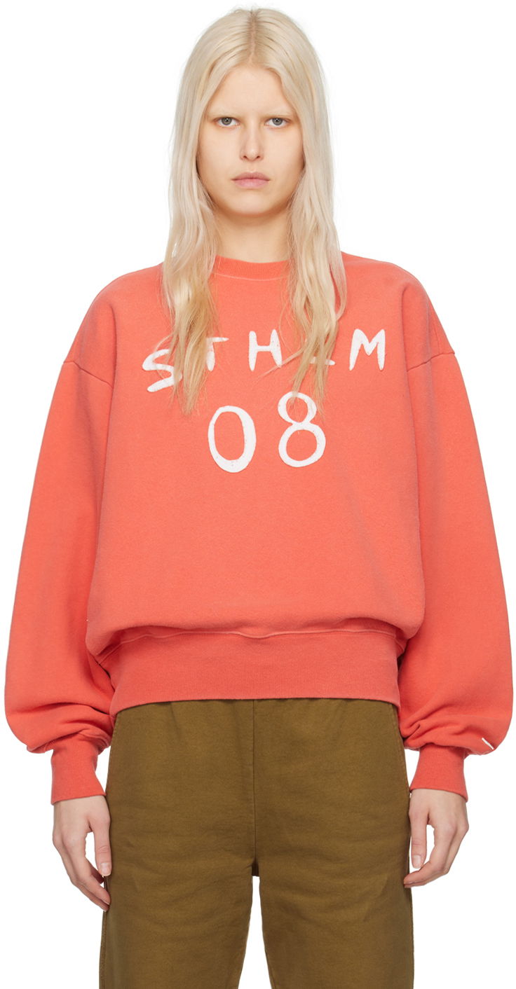 Суитчър Acne Studios Patch Sweatshirt Оранжево
 | CI0157-, 0