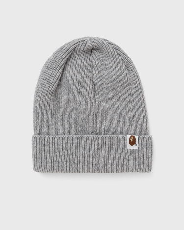 Шапка BAPE A BATHING APE One Point Knit Cap Сиво | 001HTK801304M GRA, 4