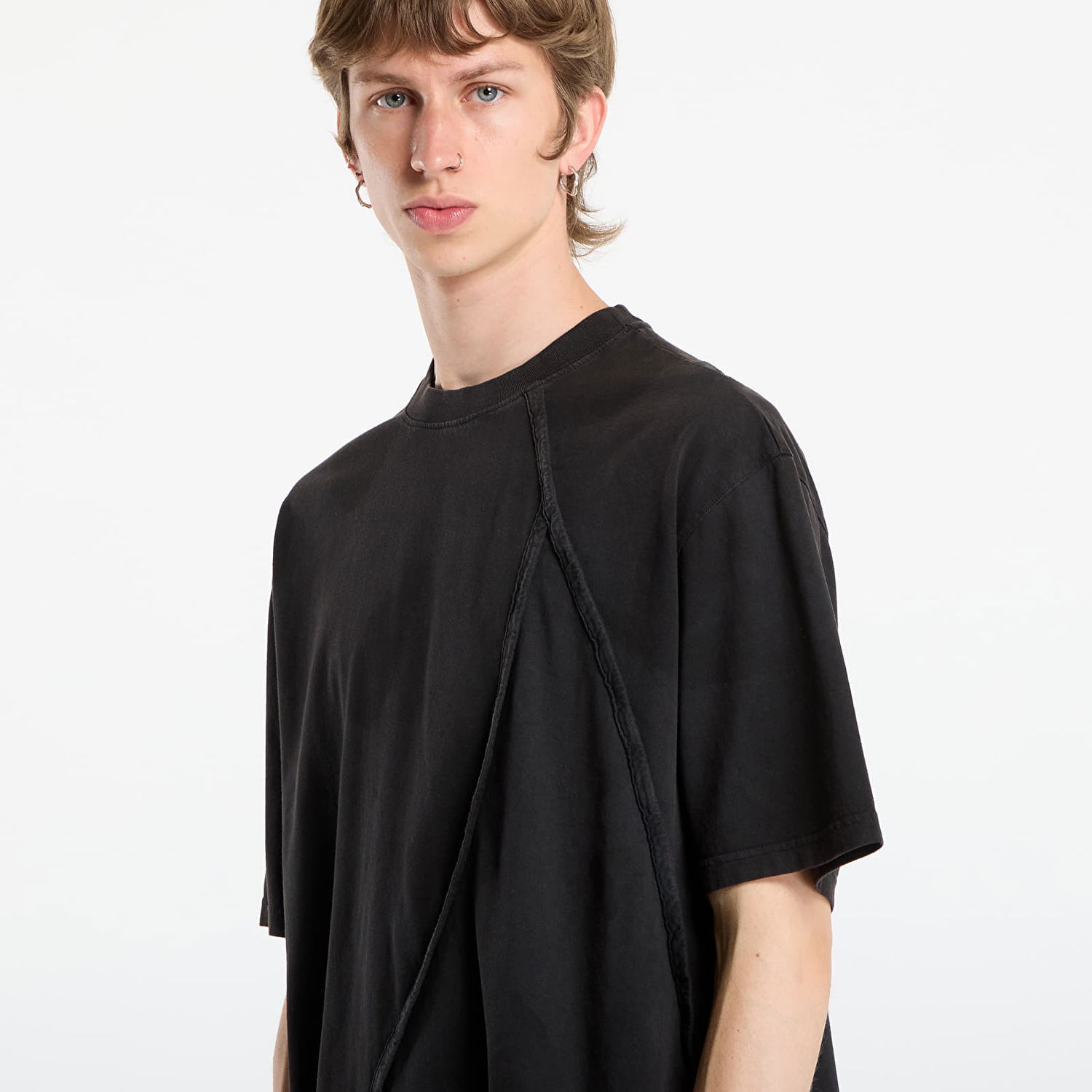 Тениска A-COLD-WALL* A-COLD-WALL* Chartered T-Shirt Черно | ACWMTS225 Black, 1