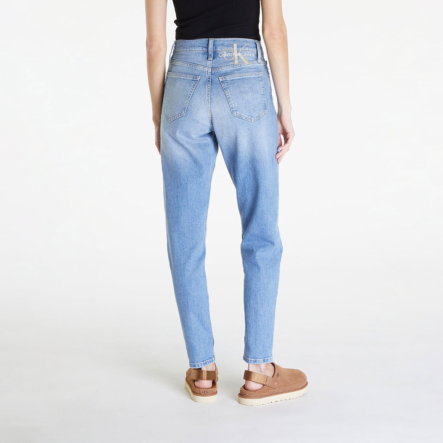 Дънки CALVIN KLEIN Jeans Mom Jean Denim Light Синьо | J20J222764 1AA, 1