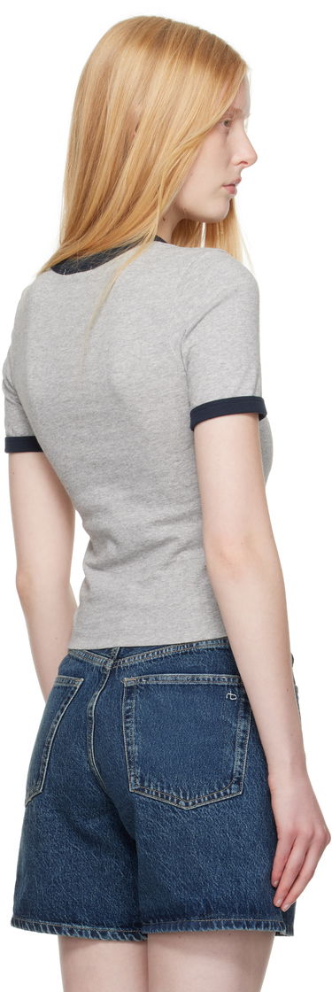 Тениска rag & bone Rag & Bone Mica Ringer T-Shirt Сиво | WCC25PT033MI35, 2