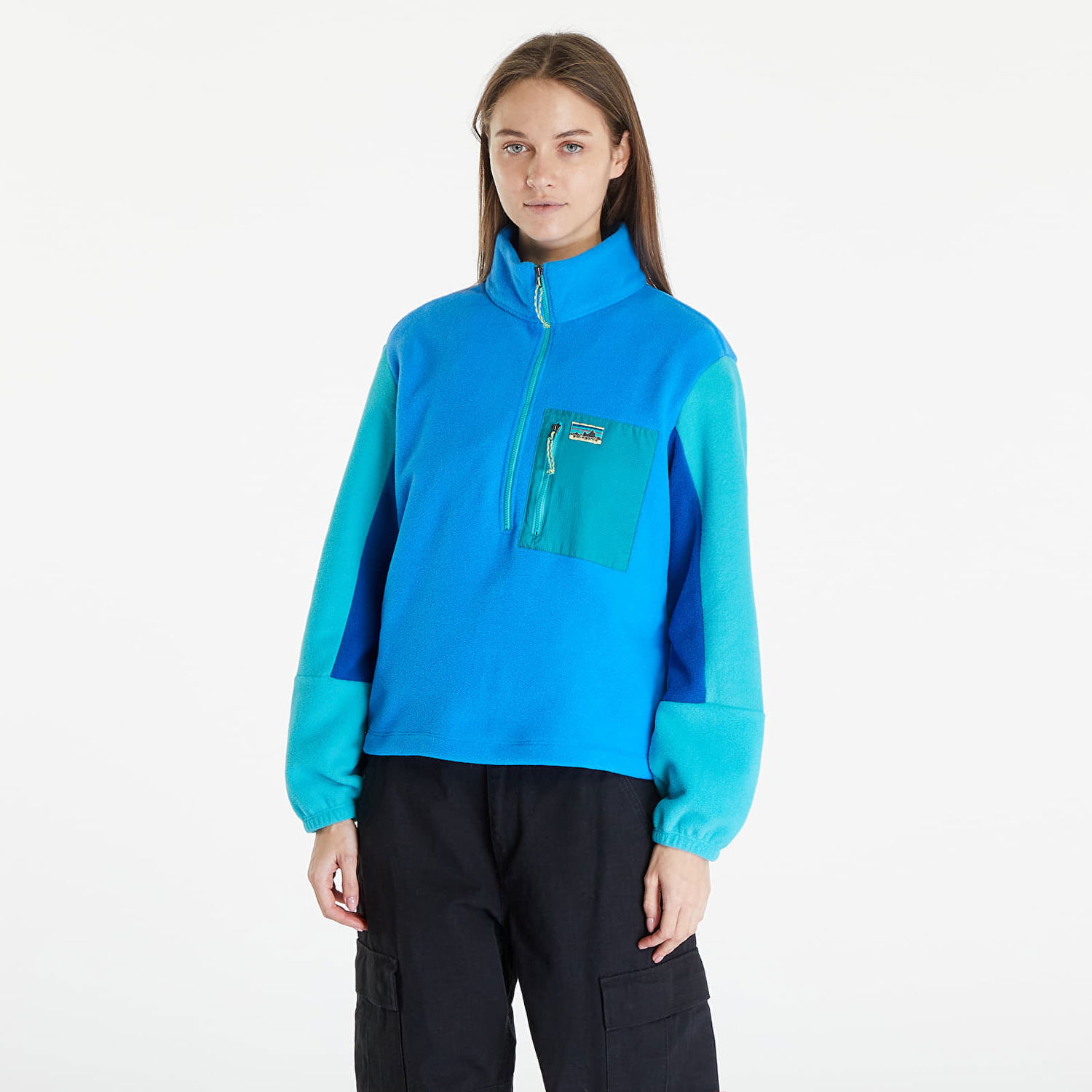 Суитчър Patagonia Microdini 1/2 Zip Pullover Vessel Blue Синьо | 26260 VSLB, 0