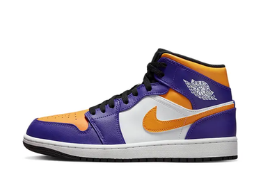 Кецове и обувки Jordan Air 1 Mid "Lakers" Лилаво | DQ8426-517, 3