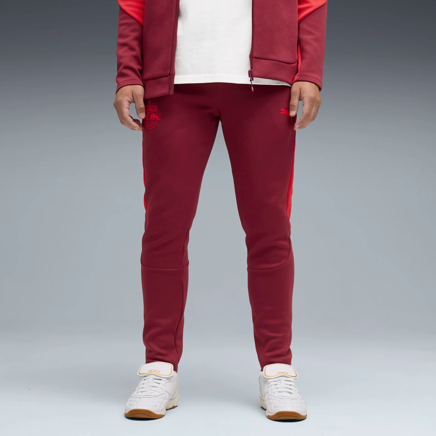 Спортни панталони Puma Red Bull Salzburg Evostripe Pants Бургунди | 781768-10, 1