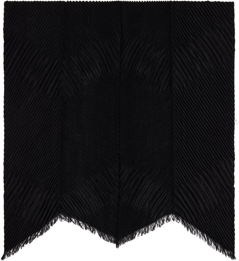 Шал Max Mara Max Mara Pleated Scarf Черно | 2524546091600