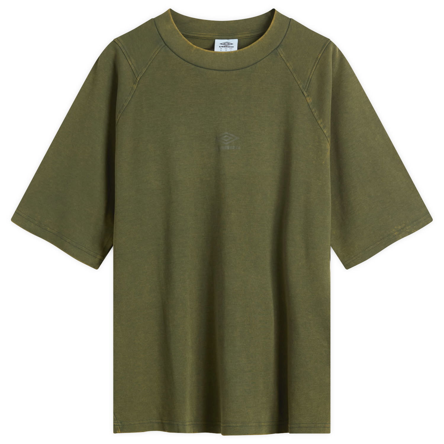 Тениска Umbro Washed High Neck Boxy T-Shirt Зелено | 66637U-NC3, 0