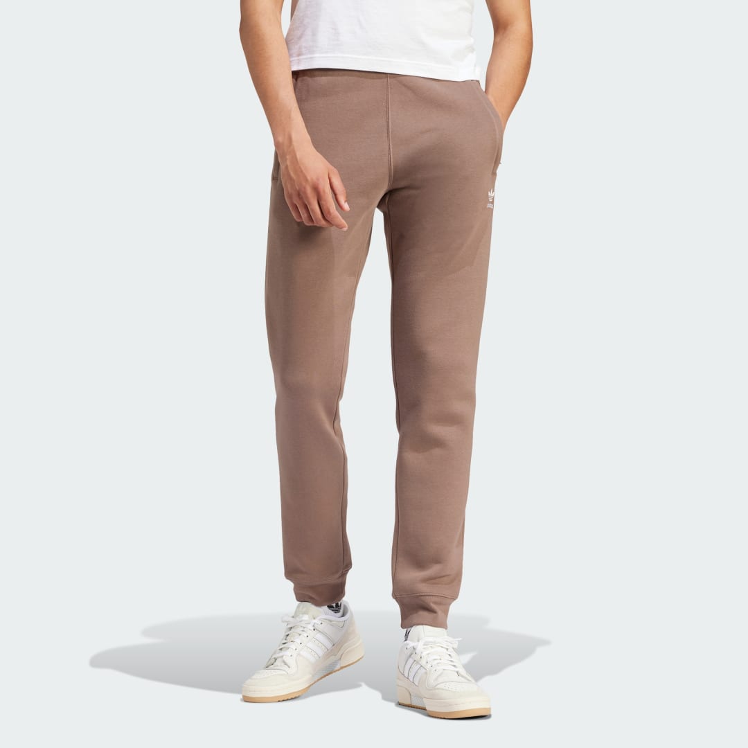 Спортни панталони adidas Originals Trefoil Essentials Pants Бежово | IR7799, 0