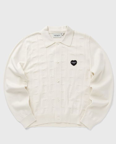 Пуловер Carhartt WIP Drewe Knitted Cardigan Бяло | I035182-05.XX, 0