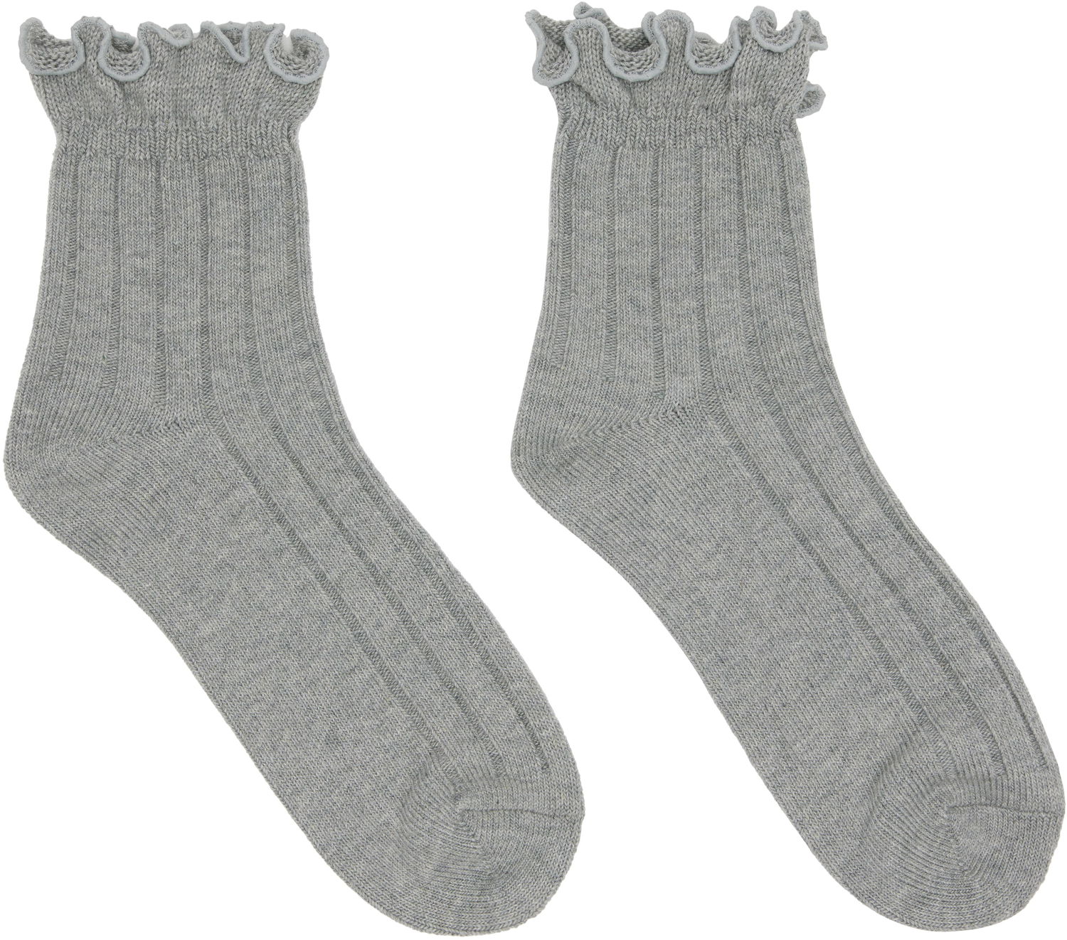 Чорапи UNDERCOVER Ruffle Socks Сиво | UP2E1L01, 0