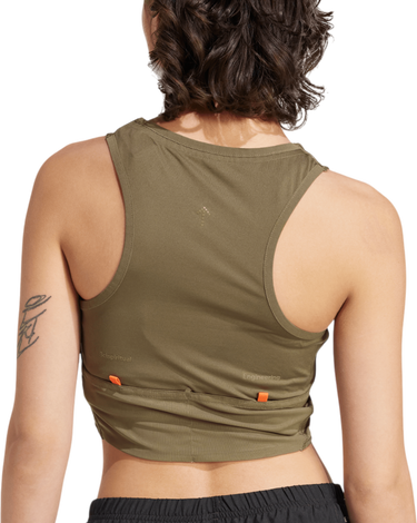 Потник adidas Originals Hermanos Koumori Crop Tank Top Зелено | ka1861, 1