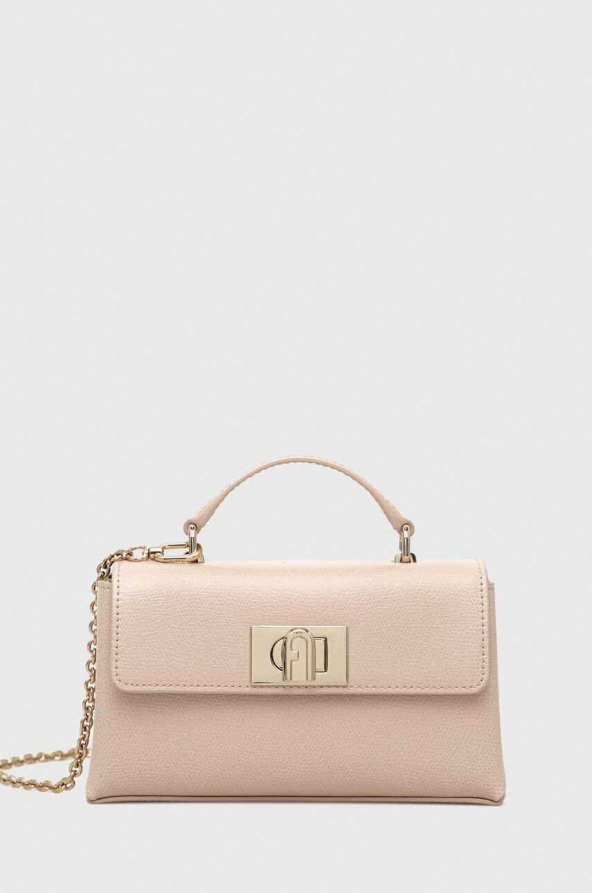 Дамска чанта Furla Furla Leather Handbag Бежово | WE00423.ARE000.B4L00, 0