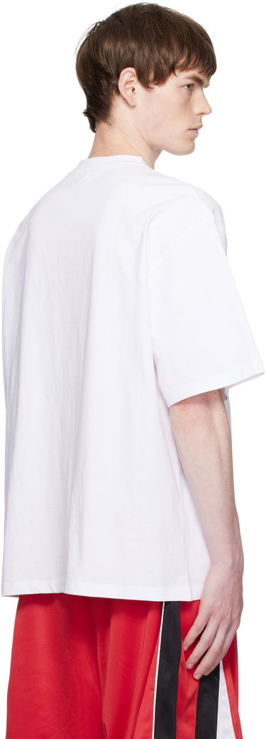 Тениска We11done We11done Pearly Logo T-Shirt Бяло | WD-TT2-25-735-U-WH, 2