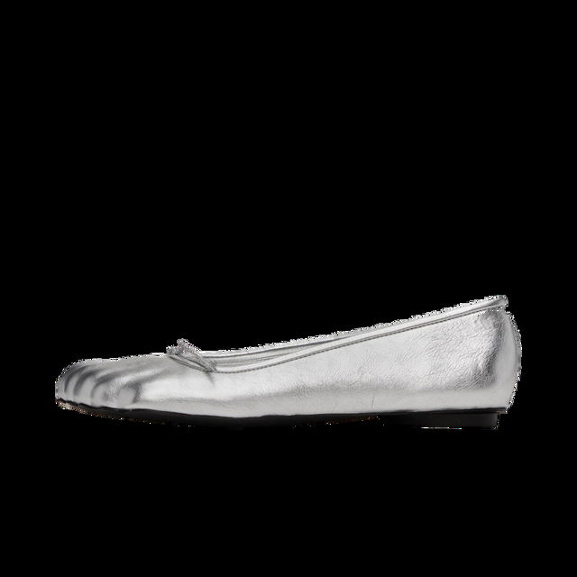 Anatomic Ballerina Flats "Silver"