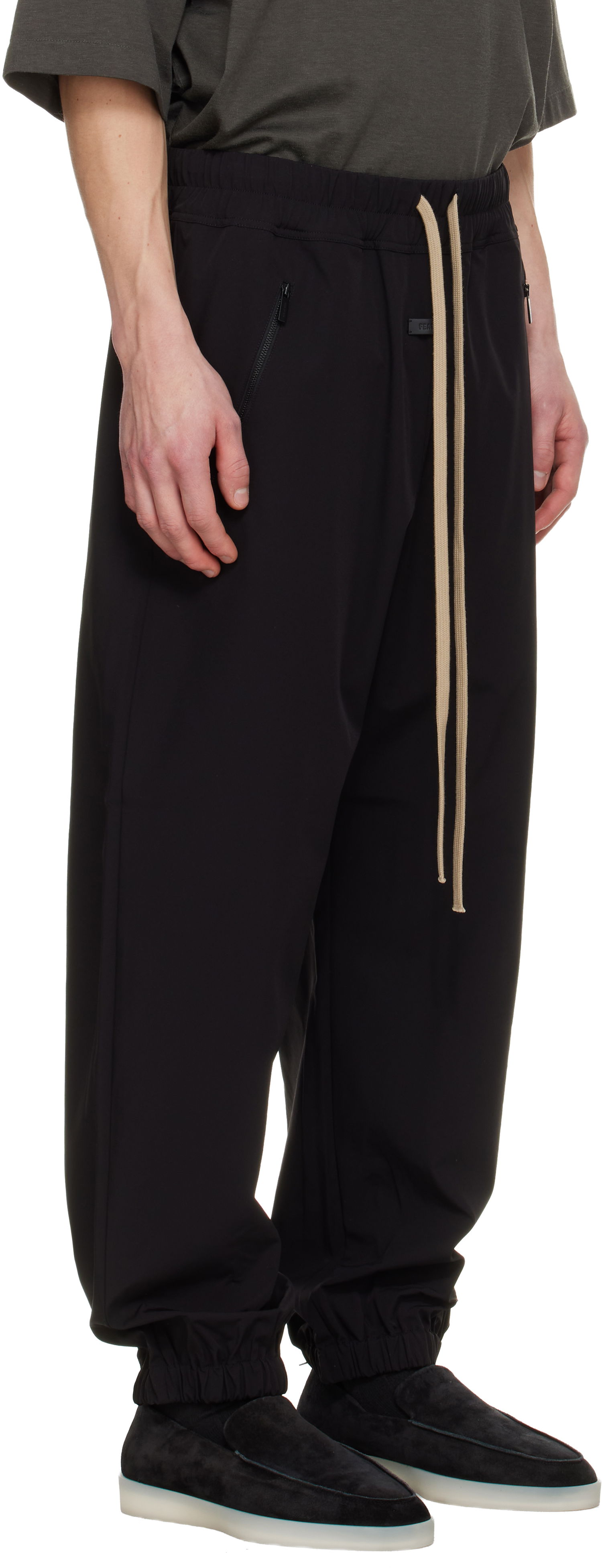 Спортни панталони Fear of God Fear of God Nylon Track Pants Черно | FG25FW35-353PON-001, 1