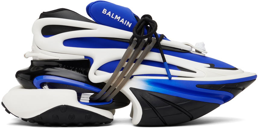 Кецове и обувки Balmain Unicorn Sneakers Синьо | DM0VJ309KNCB, 0