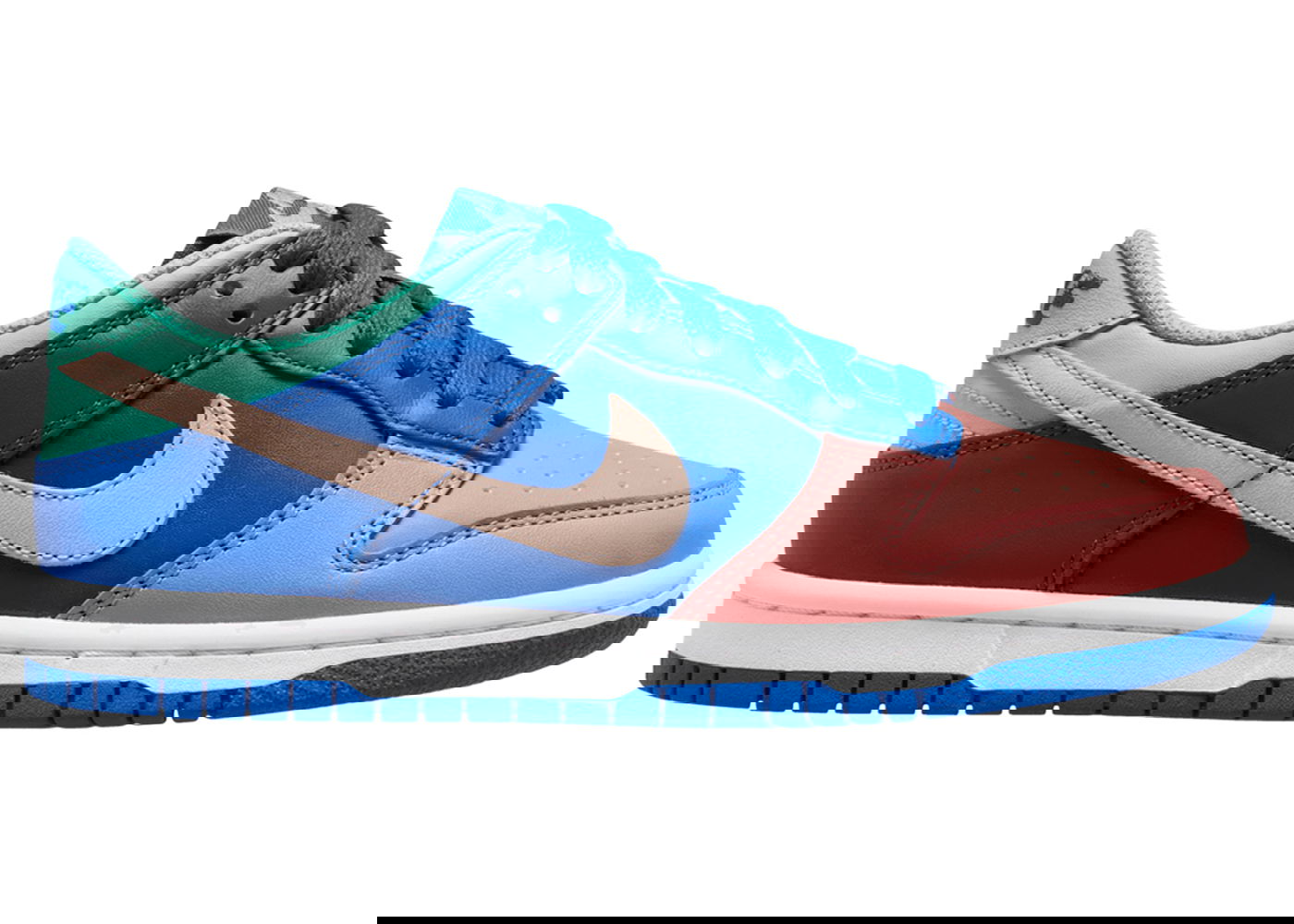 Кецове и обувки Nike Dunk Low Salmon Toe Синьо | DZ2873-400, 0