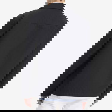 Яке A.P.C. Jeffray Wool Gabardine Shirt Jacket Тъмно синьо | COFCO-H02991-IAJ, 3