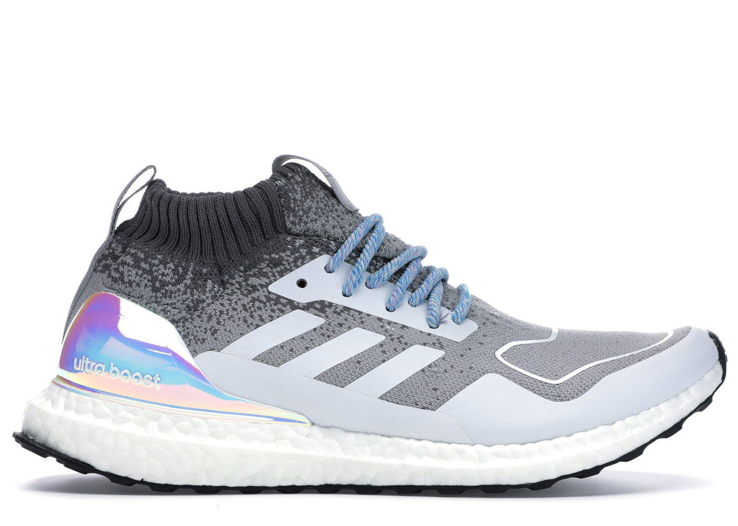 Кецове и обувки adidas Performance Ultra Boost Mid Light Granite Silver Metallic Сиво | EE3732, 0